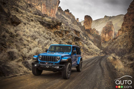 Jeep Wrangler 2024 bleu